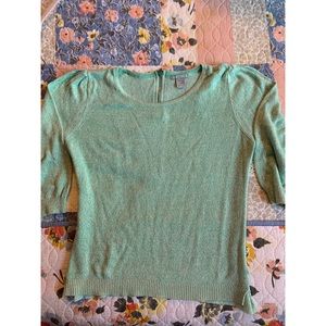 Mint Green 3/4 Sleeve Sweater